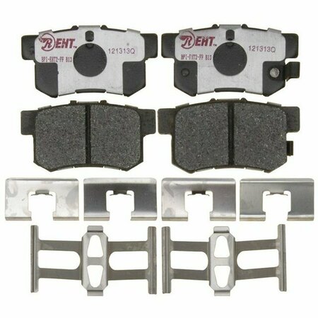 R/M BRAKES BRAKE PADS OEM OE Replacement Hybrid Technology Includes Mounting Hardware EHT536H